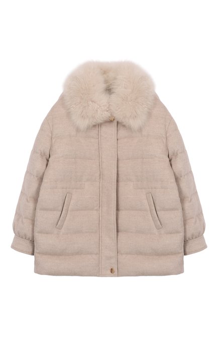 Пуховик из шерсти и кашемира MANZONI24, арт. 25MB1568-S0FT0CFE