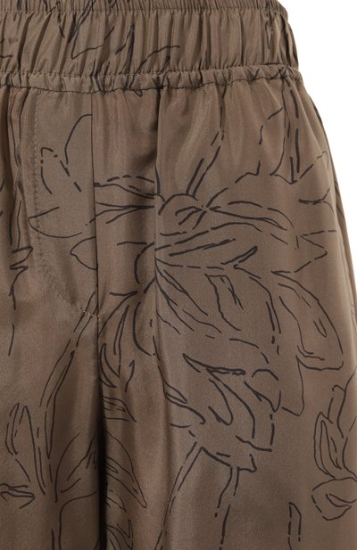 Шелковые брюки BRUNELLO CUCINELLI, арт. ML940P8608, фото 5