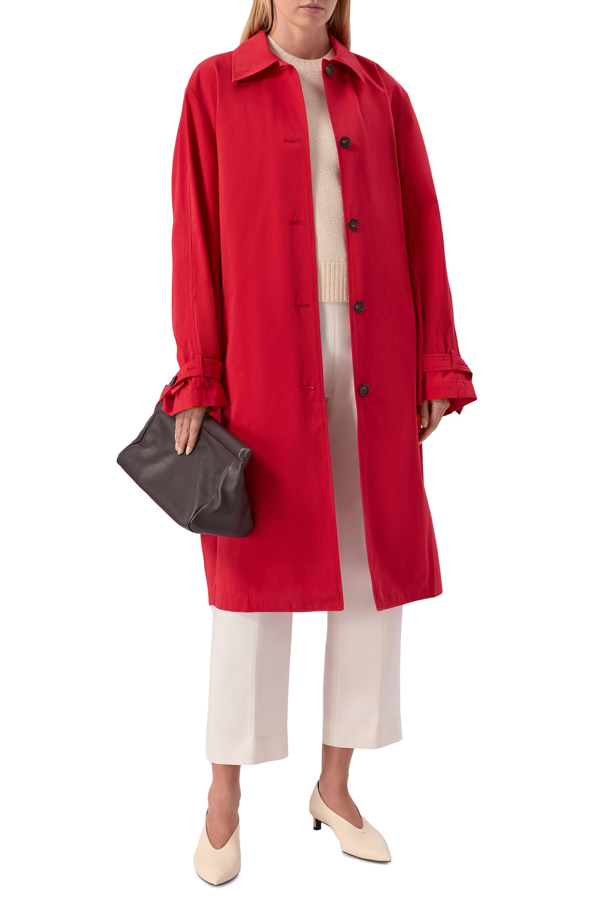 Хлопковый плащ TOTEME, арт. 261-WR00307-FB0490, фото 2