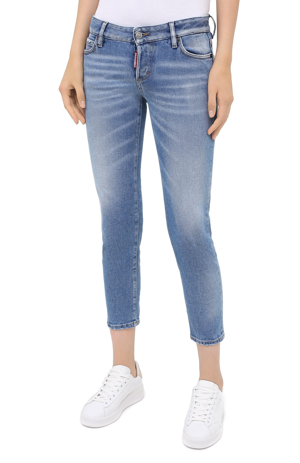 Джинсы DSQUARED2 синего цвета по цене 44300 руб., арт. S75LB0369/S30662, фото 3 Джинсы DSQUARED2, арт. S75LB0369/S30662, фото 3