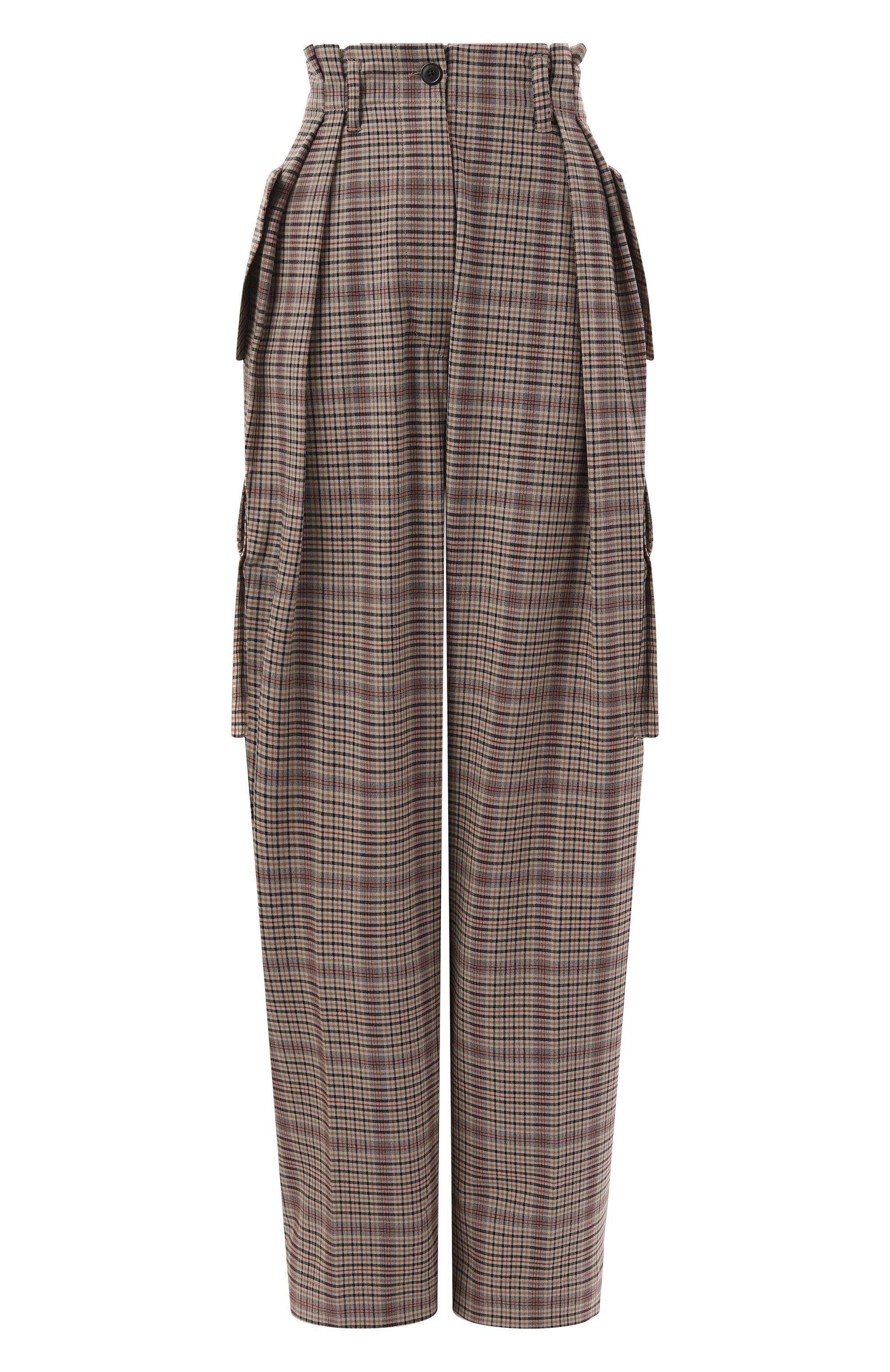 Брюки-карго DRIES VAN NOTEN бежевого цвета по цене 82900 руб., арт. 242-010910-9028, фото 1 Брюки-карго DRIES VAN NOTEN, арт. 242-010910-9028, фото 1