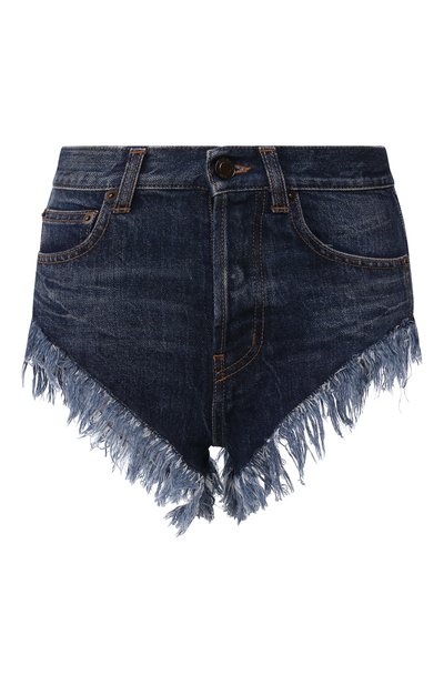 Женские джинсовые шорты SAINT LAURENT, арт. 584459/YA970