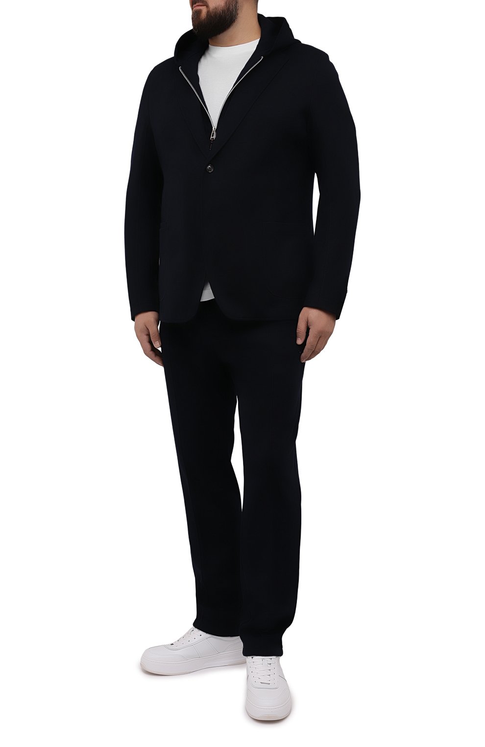 Брюки WINDSOR темно-синего цвета по цене 43100 руб., арт. 13 N0STR02-J 10013087/60-66, фото 2 Брюки WINDSOR, арт. 13 N0STR02-J 10013087/60-66, фото 2