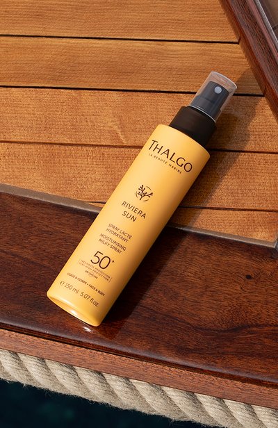Солнцезащитный увлажняющий спрей-молочко для лица и тела spf 50+ riviera sun (150ml) THALGO, арт. VT23003, фото 2