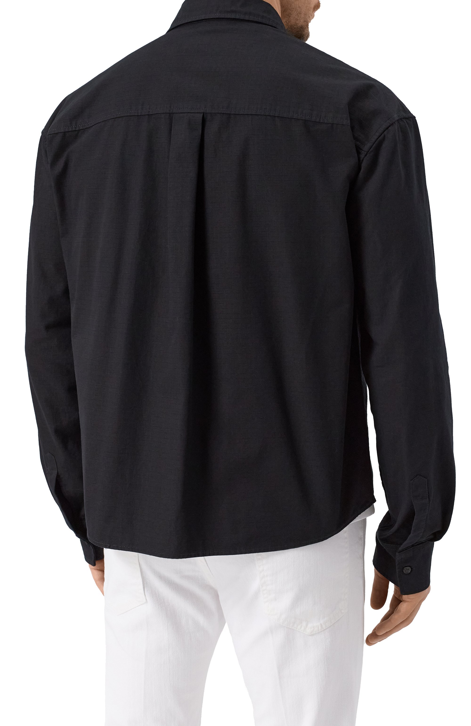 Хлопковая рубашка icon DSQUARED2 черного цвета по цене 59950 руб., арт. S79DL0052/D35224, фото 4 Хлопковая рубашка icon DSQUARED2, арт. S79DL0052/D35224, фото 4