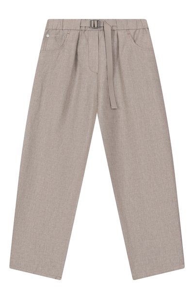 Брюки изо льна и вискозы BRUNELLO CUCINELLI, арт. BL136P235B