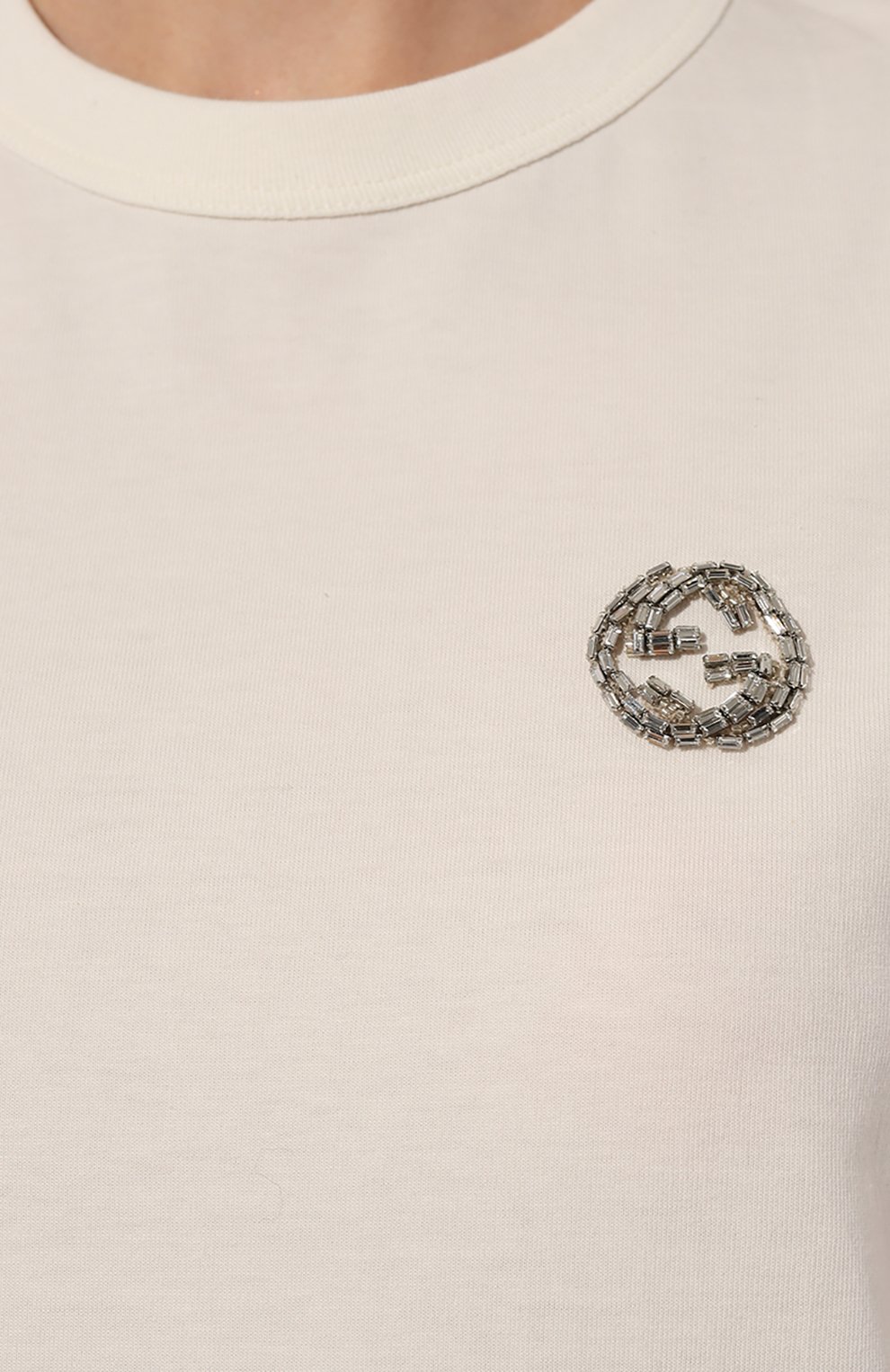 Хлопковая футболка GUCCI, арт. 748287/XJGDK, фото 5