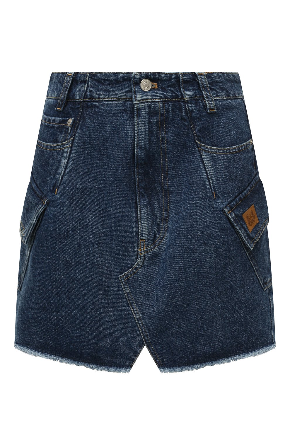 Джинсовая юбка KENZO синего цвета по цене 28350 руб., арт. FC52DJ2636EA, фото 1 Джинсовая юбка KENZO, арт. FC52DJ2636EA, фото 1