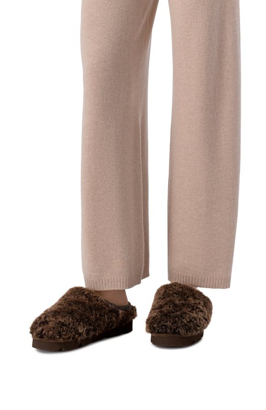 Сабо из овчины Brunello Cucinelli MZVBG3083 Коричневый  MZVBG3083 Фото 2