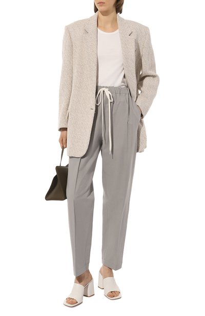 Брюки из хлопка и шелка MM6, арт. S52KA0406/S76430, фото 2