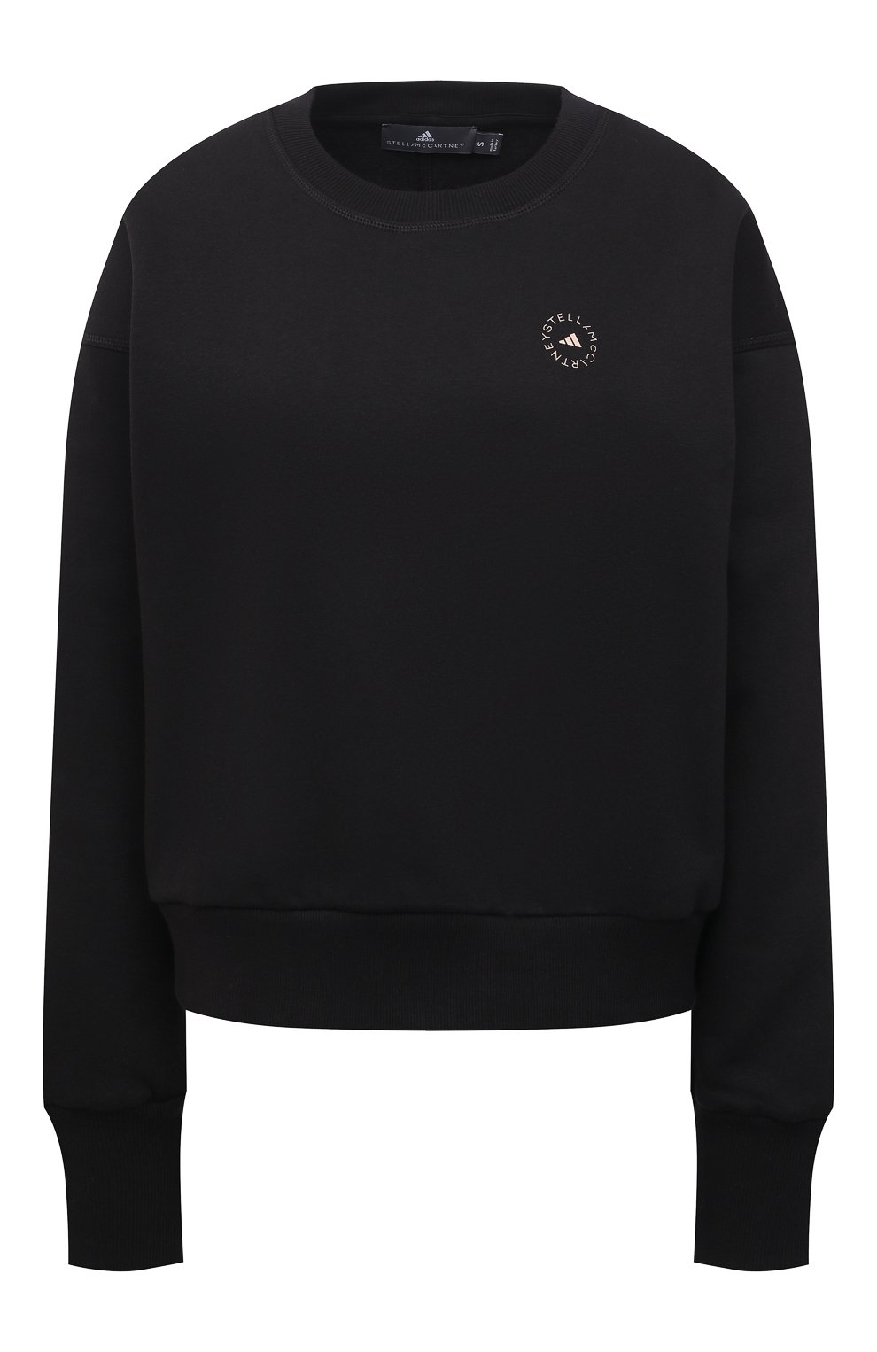 Хлопковый свитшот ADIDAS BY STELLA MCCARTNEY черного цвета по цене 12350 руб., арт. FU0720, фото 1 Хлопковый свитшот ADIDAS BY STELLA MCCARTNEY, арт. FU0720, фото 1