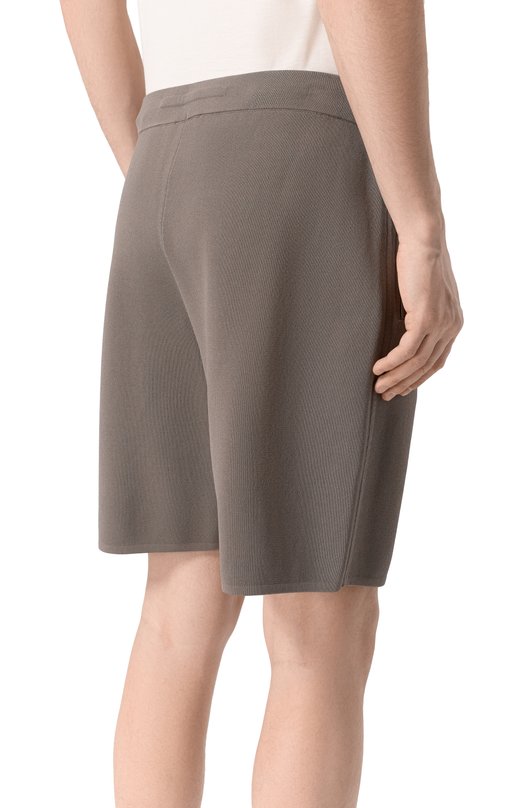 Шорты из вискозы 12 STOREEZ 135813 Коричневый  135813 Фото 4