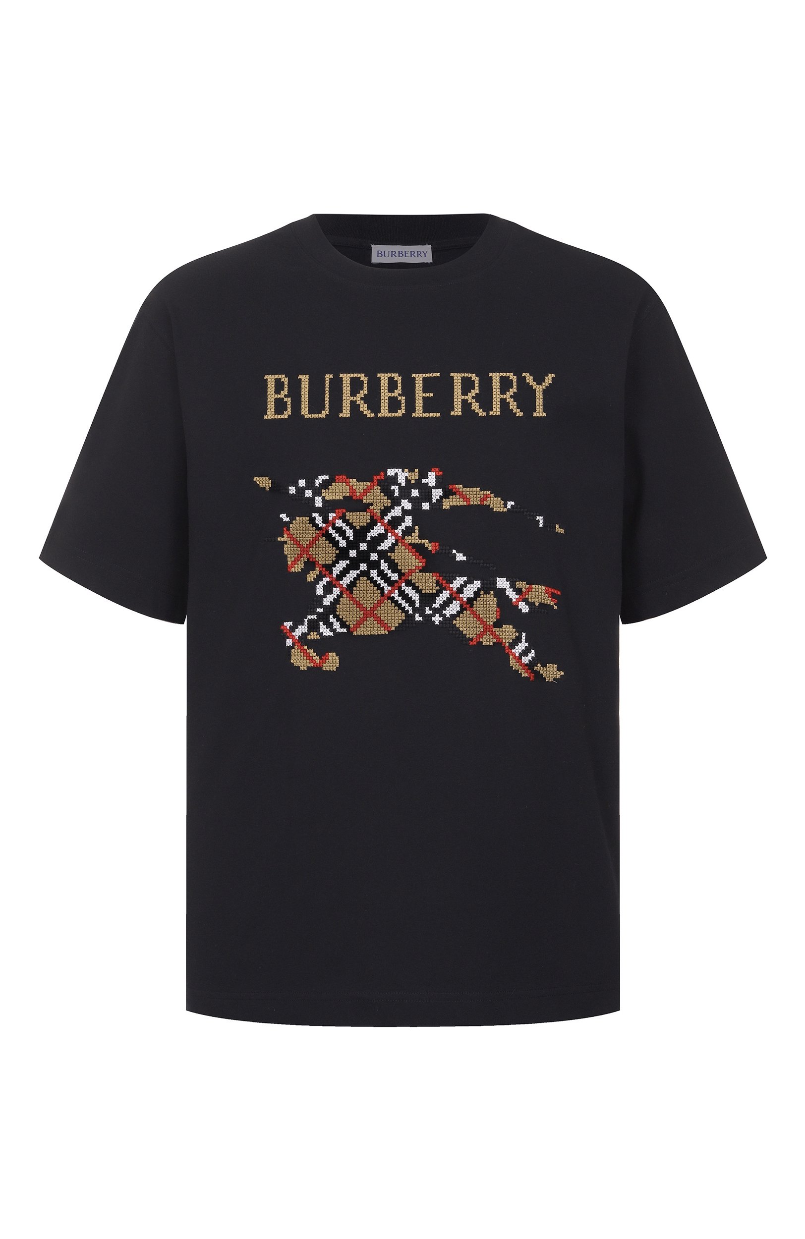 Хлопковая  футболка BURBERRY, арт. 8109021, фото 1