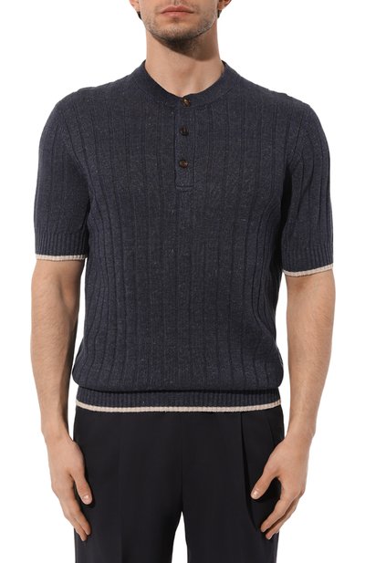 Джемпер изо льна и хлопка BRUNELLO CUCINELLI, арт. M2L70B2255, фото 3