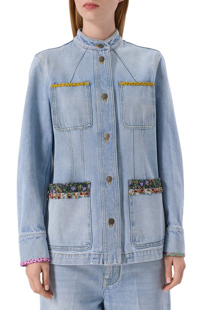 Джинсовая куртка VALENTINO, арт. 7B3DC03N94W, фото 3