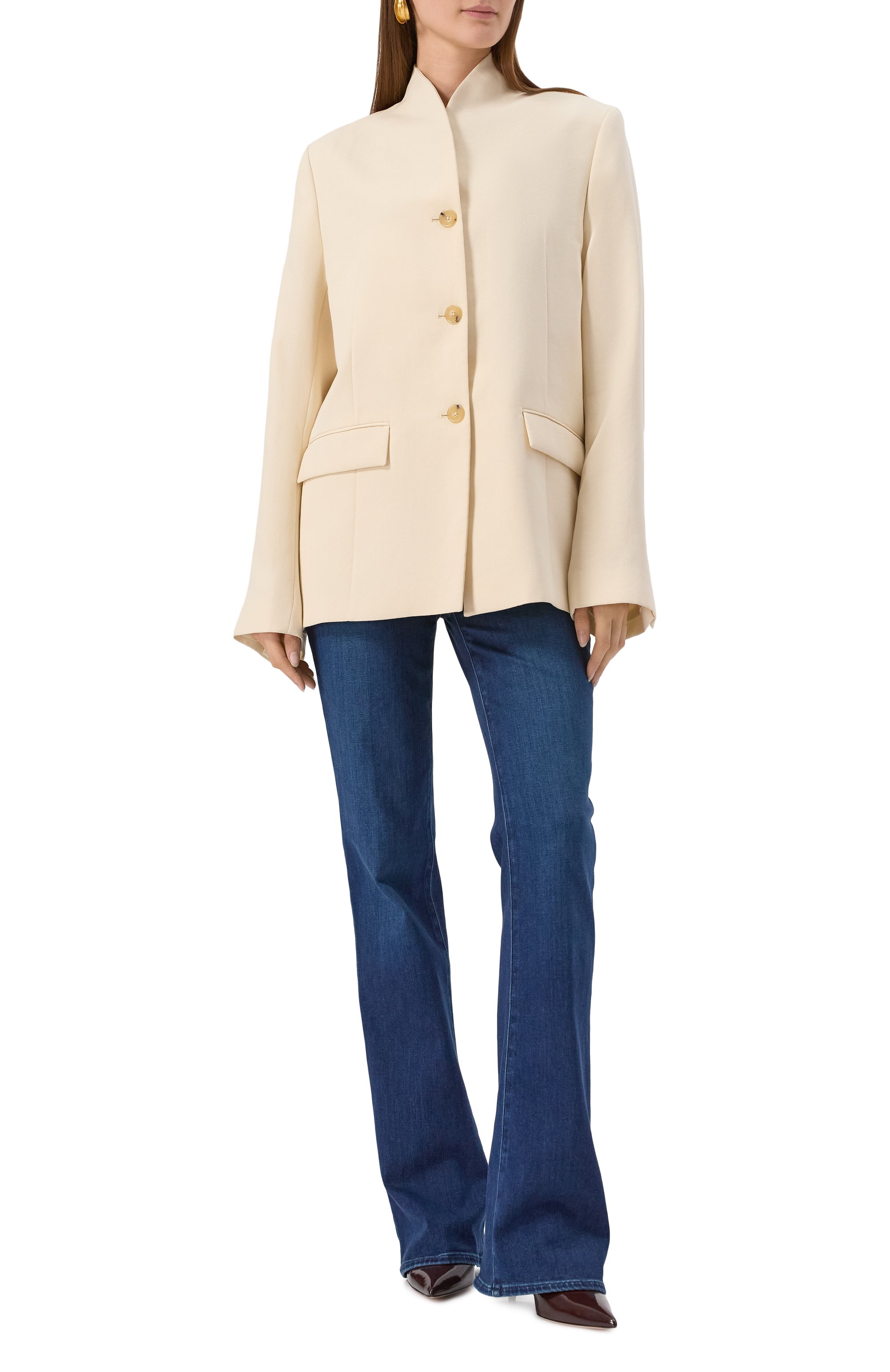 Джинсы laurel canyon PAIGE темно-синего цвета по цене 42400 руб., арт. 1I10F72-C609, фото 2 Джинсы laurel canyon PAIGE, арт. 1I10F72-C609, фото 2