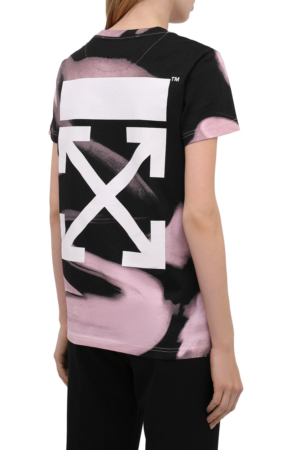 Хлопковая футболка OFF-WHITE, арт. 0WAA049R21JER002, фото 4