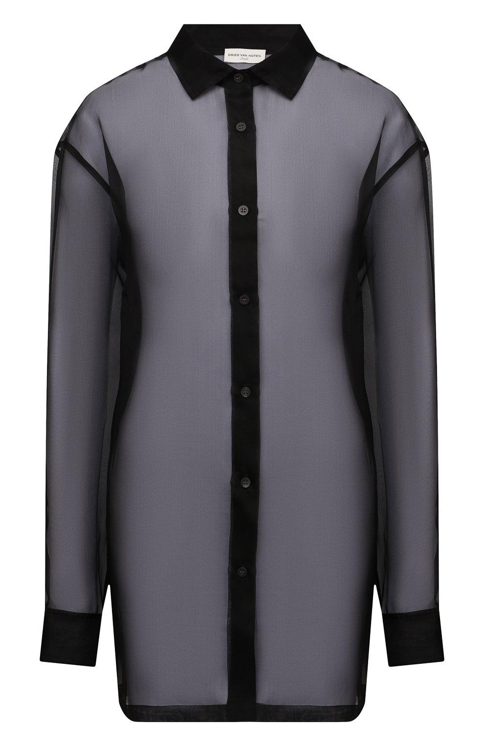Шелковая рубашка DRIES VAN NOTEN, арт. 211-10748-2360, фото 1