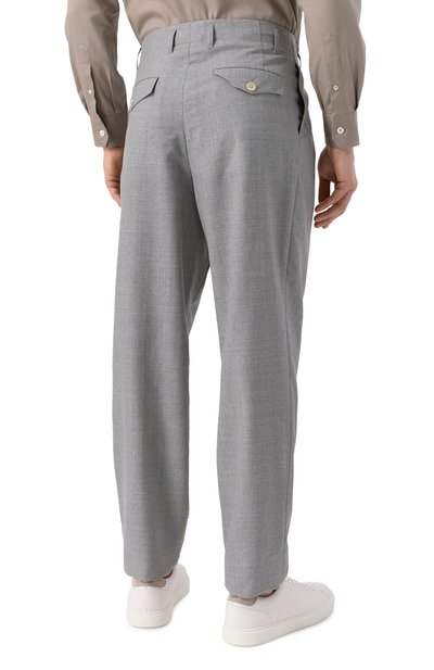 Шерстяные брюки BRUNELLO CUCINELLI, арт. MP407S2450, фото 4