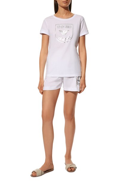 Хлопковая пижама EMPORIO ARMANI, арт. 164565/2R255, фото 2