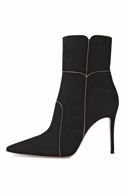 Замшевые ботильоны Gianvito Rossi G72993.95RIC.CNKNEME Чёрный  G72993.95RIC.CNKNEME Фото 4
