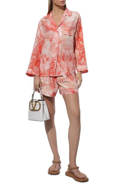 Шелковые шорты ALEXANDER MCQUEEN, арт. 685501/QCAE0, фото 2