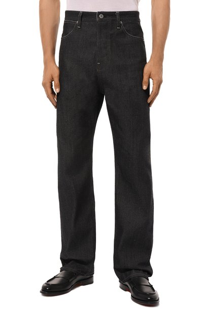 Джинсы JIL SANDER темно-синего цвета по цене 84150 руб., арт. J23KA0102/J45041, фото 3 Джинсы JIL SANDER, арт. J23KA0102/J45041, фото 3