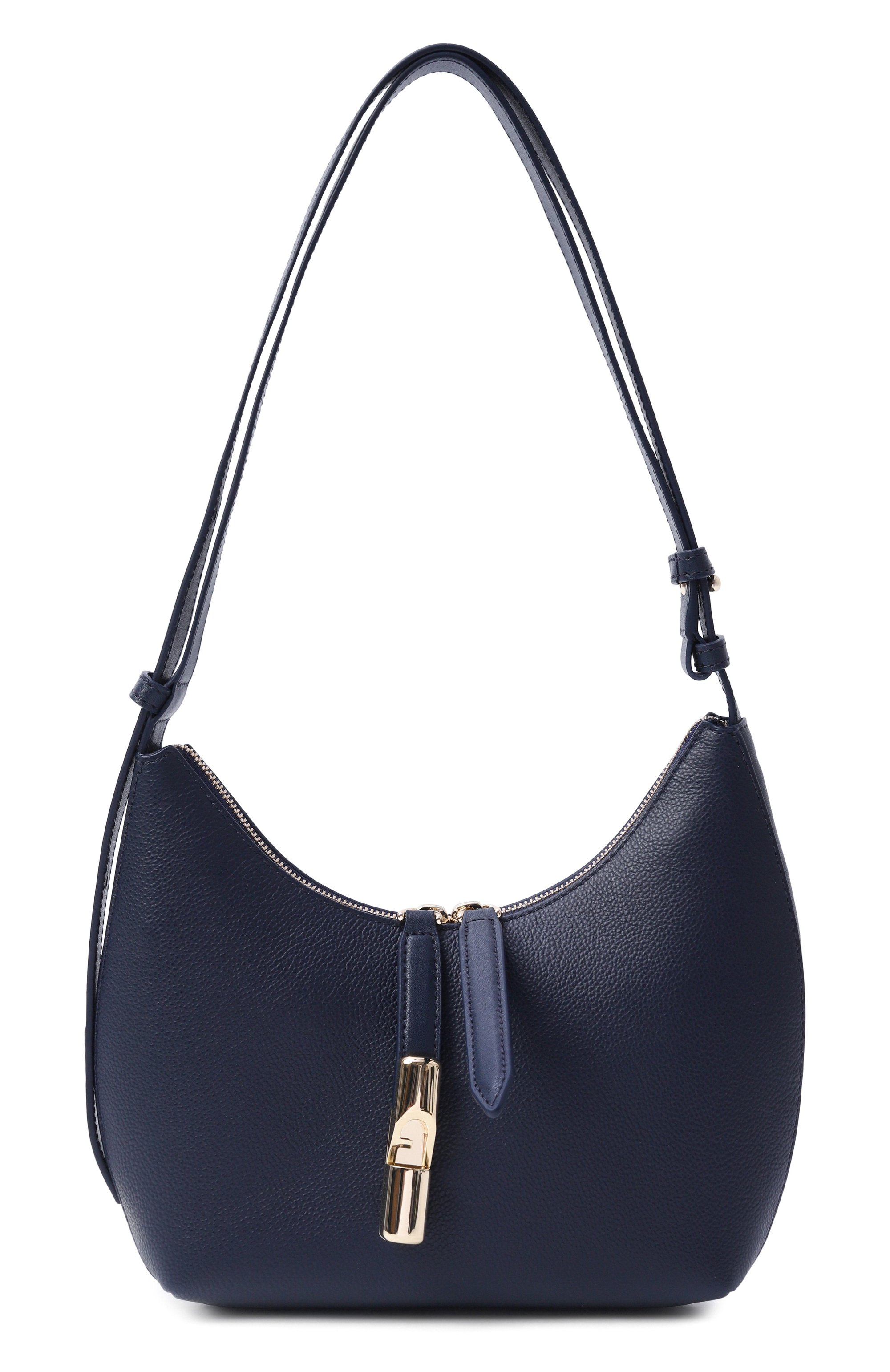 Сумка furla goccia small FURLA темно-синего цвета по цене 33500 руб., арт. WB01500/BX3353, фото 1 Сумка furla goccia small FURLA, арт. WB01500/BX3353, фото 1