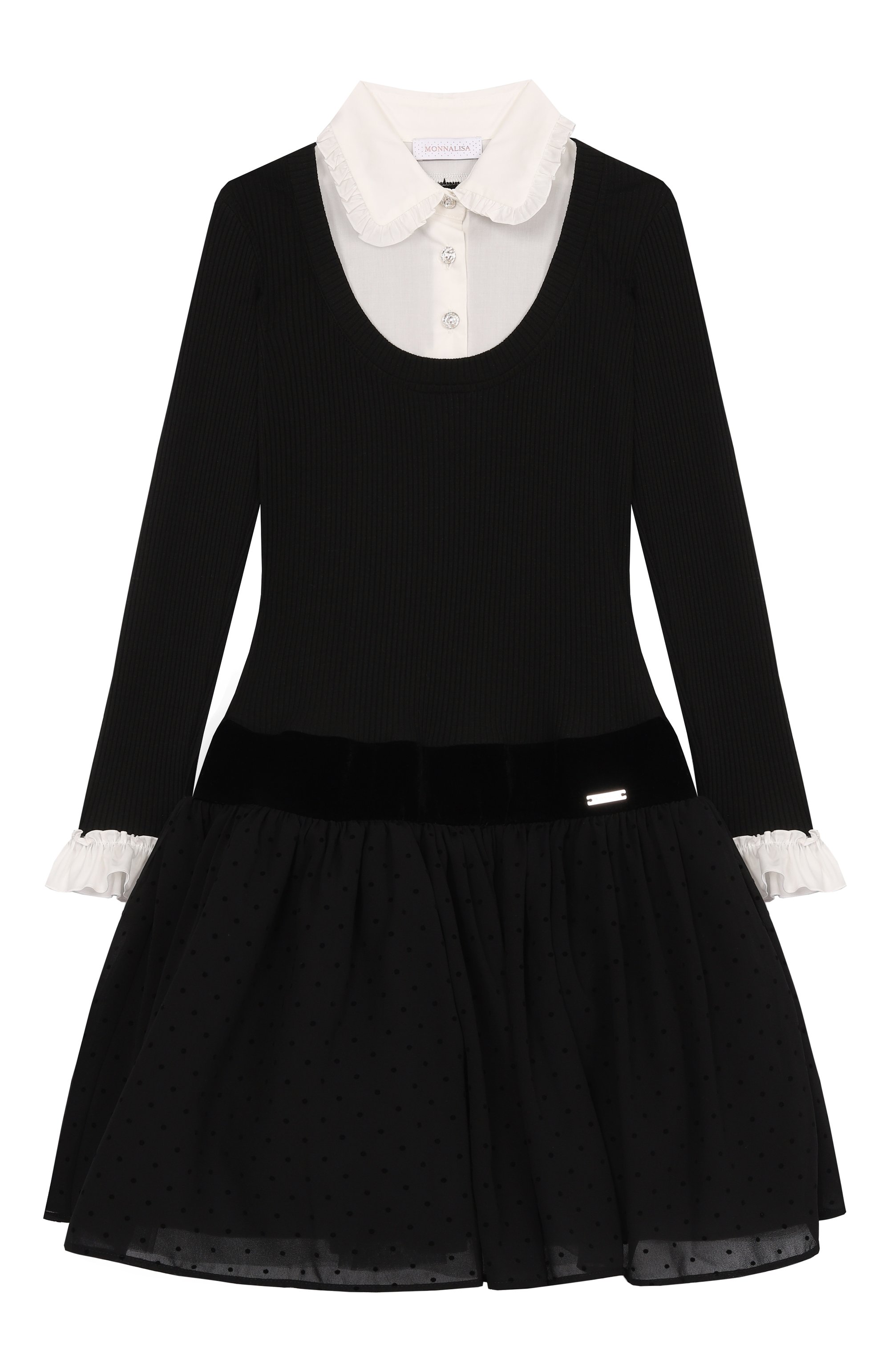 Платье из вискозы MONNALISA, арт. 71F906, фото 1