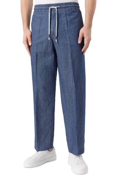 Брюки из хлопка и льна INLINUM, арт. PAJAMA/WESTERN, фото 3