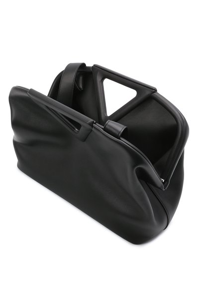 Сумка point medium BOTTEGA VENETA черного цвета по цене 309500 руб., арт. 652446/VCP40, фото 4 Сумка point medium BOTTEGA VENETA, арт. 652446/VCP40, фото 4