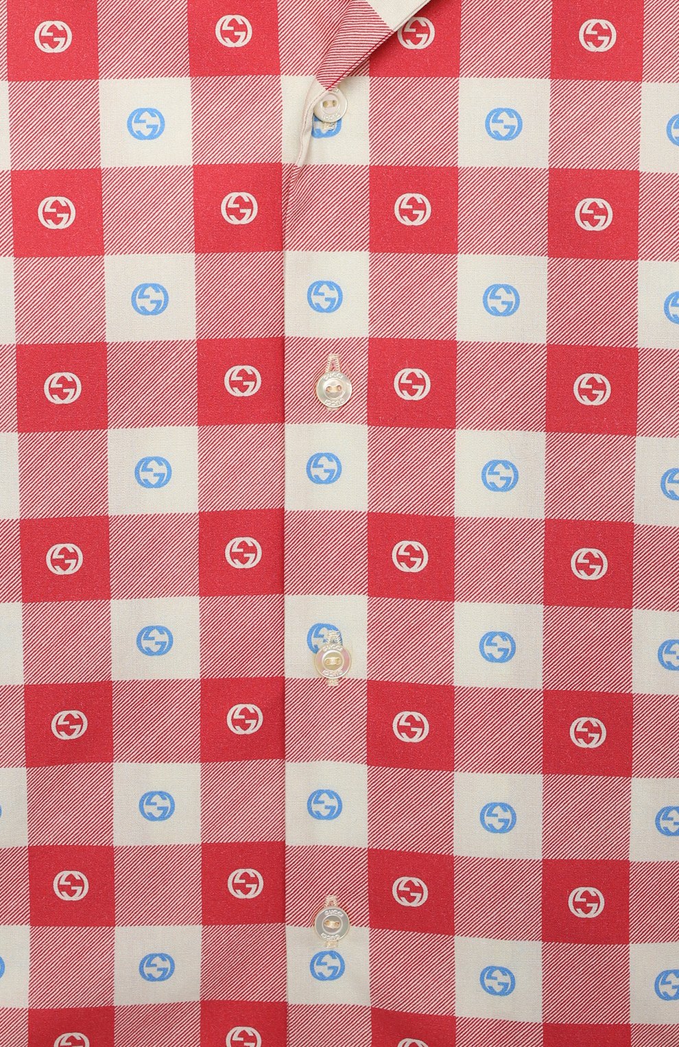 Хлопковая рубашка GUCCI, арт. 645033/XWA0I, фото 3
