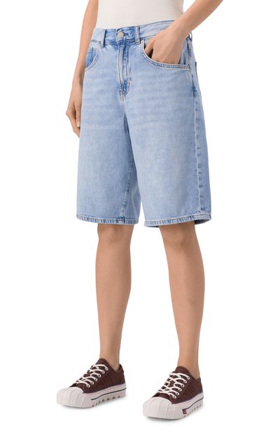 Джинсовые шорты AG ADRIANO GOLDSCHMIED, арт. W0145-096, фото 3