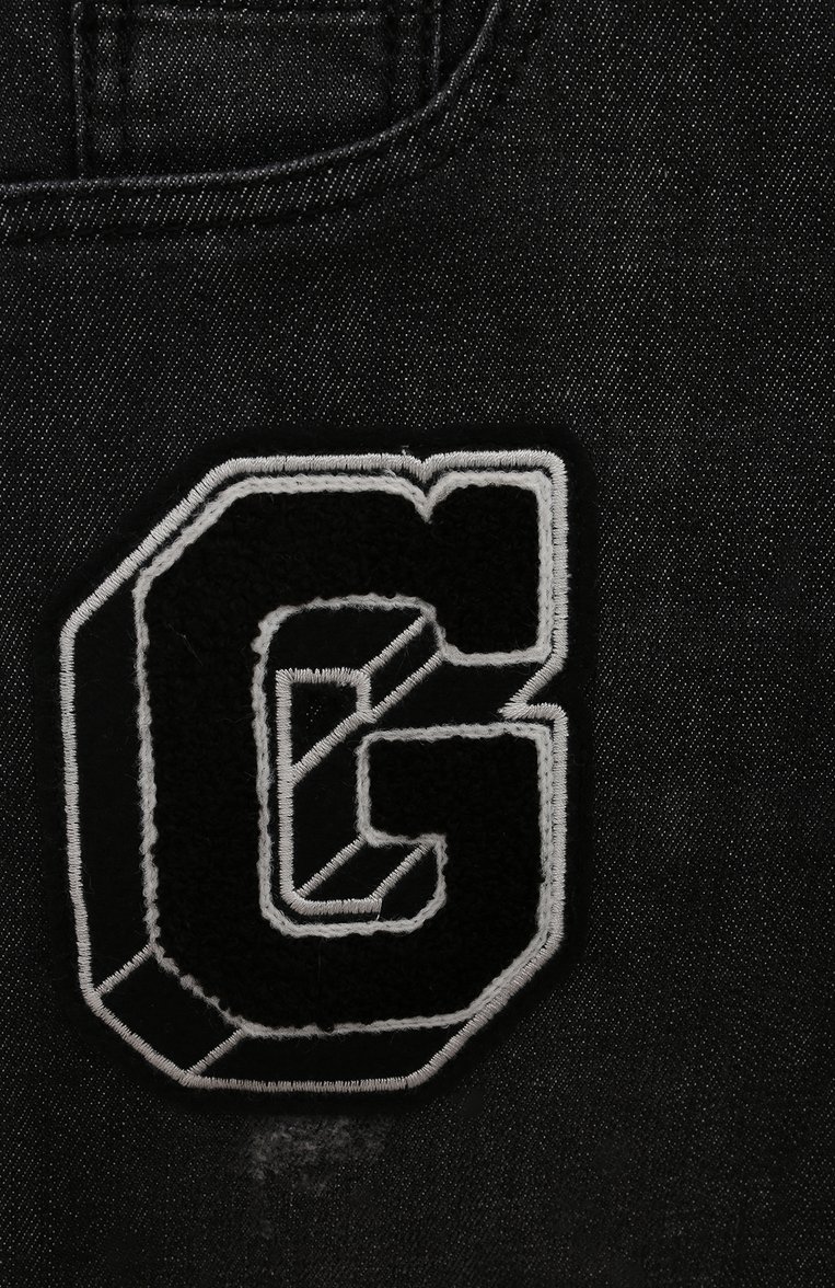 Детские джинсы GIVENCHY черного �цвета, арт. H24241/6A-12A | Фото 3 (Материал внешний: Хлопок; Нос: Не проставлено; Детали: Декор; Ростовка одежда: 12 лет | 152 см, 9 лет | 134 см, 7 лет | 122 см)