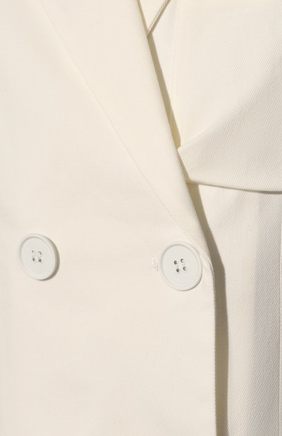 Хлопковый жилет TELA молочного цвета по цене 39950 руб., арт. 08 0447 01 9590, фото 5 Хлопковый жилет TELA, арт. 08 0447 01 9590, фото 5