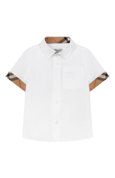 Хлопковая рубашка BURBERRY, арт. 8117167