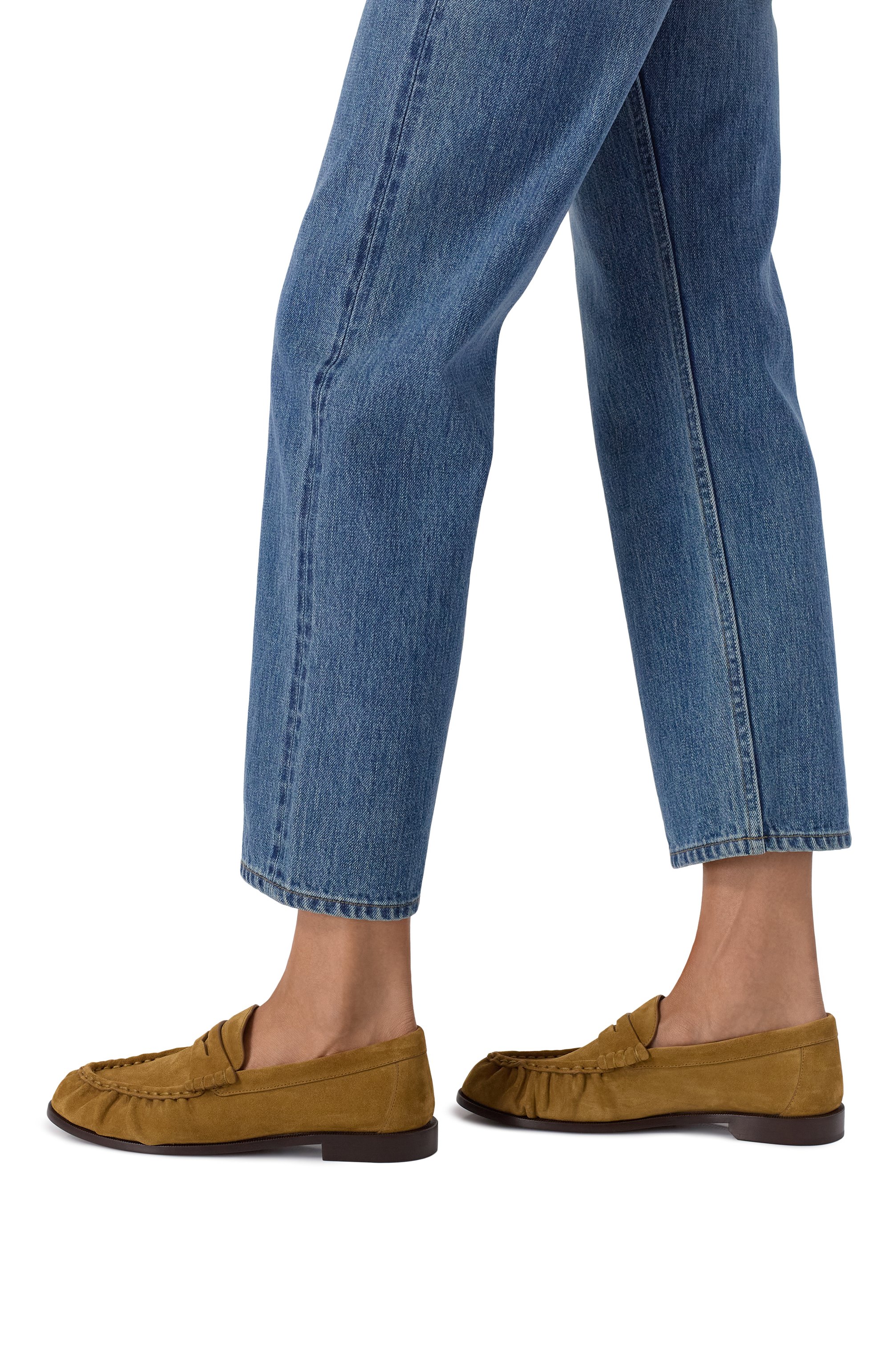 Замшевые пенни-лоферы supple SAINT LAURENT, арт. 818908/2W5AC, фото 3