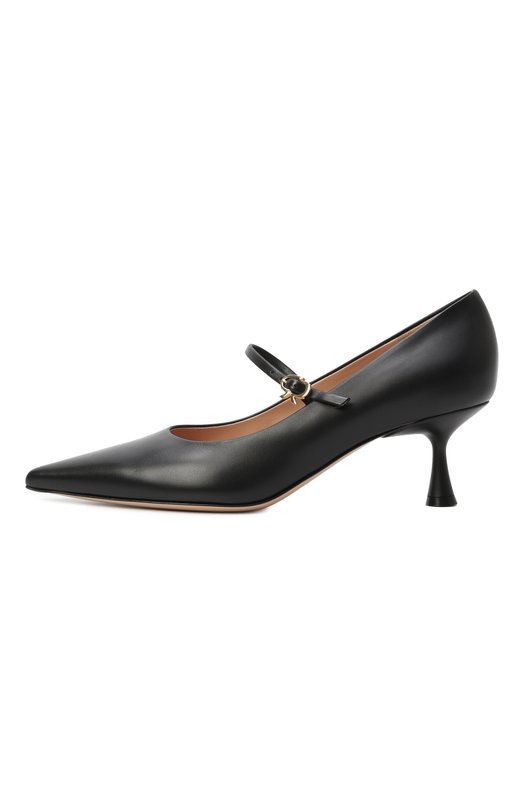 Кожаные туфли Lowry 55 Gianvito Rossi G22312.55LAC.VITNER0 Чёрный  G22312.55LAC.VITNER0 Фото 4