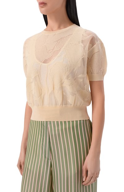 Хлопковый пуловер DRIES VAN NOTEN, арт. 011226/3733, фото 3