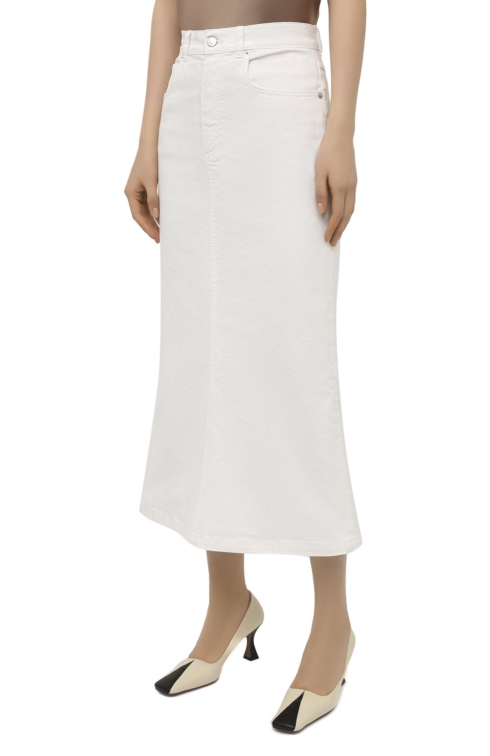 Джинсовая юбка NANUSHKA, арт. CLAUDIA_WHITE_C0MF0RT STRETCH DENIM, фото 3