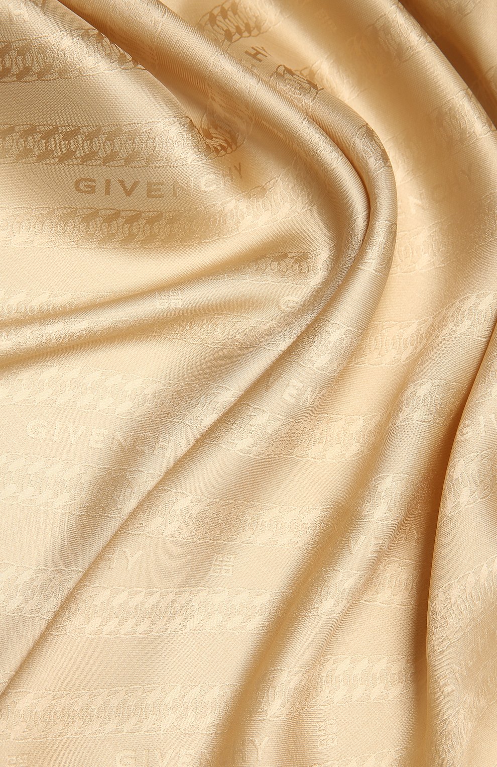 Шелковый шарф GIVENCHY бежевого цвета по цене 38300 руб., арт. GW7018/J4229, фото 2 Шелковый шарф GIVENCHY, арт. GW7018/J4229, фото 2