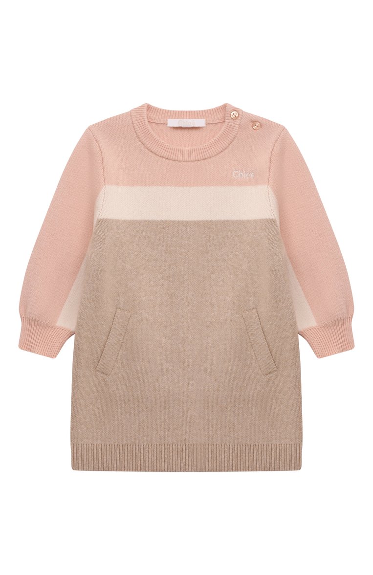 Платье из хлопка и шерсти CHLOÉ, арт. C20312, фото 1