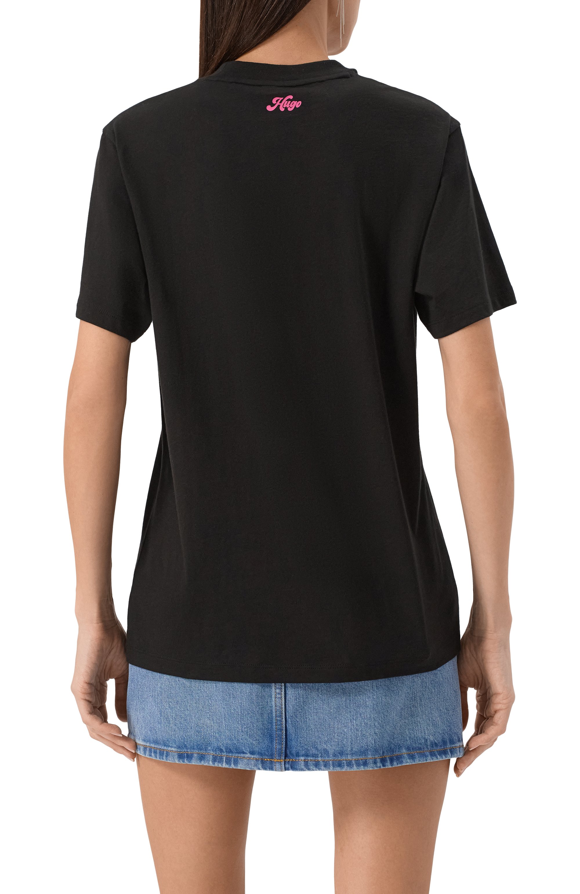 Хлопковая футболка HUGO, арт. 50539107, фото 4