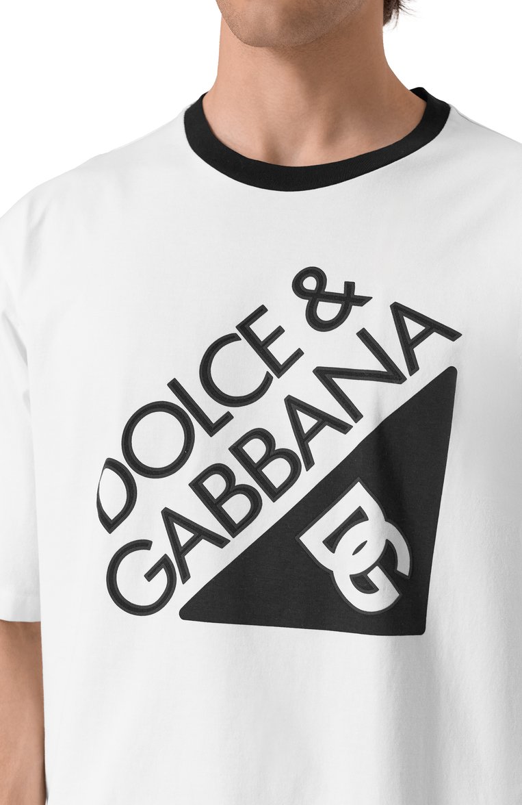 Хлопковая футболка DOLCE & GABBANA, арт. G8SH6T/G705W, фото 1