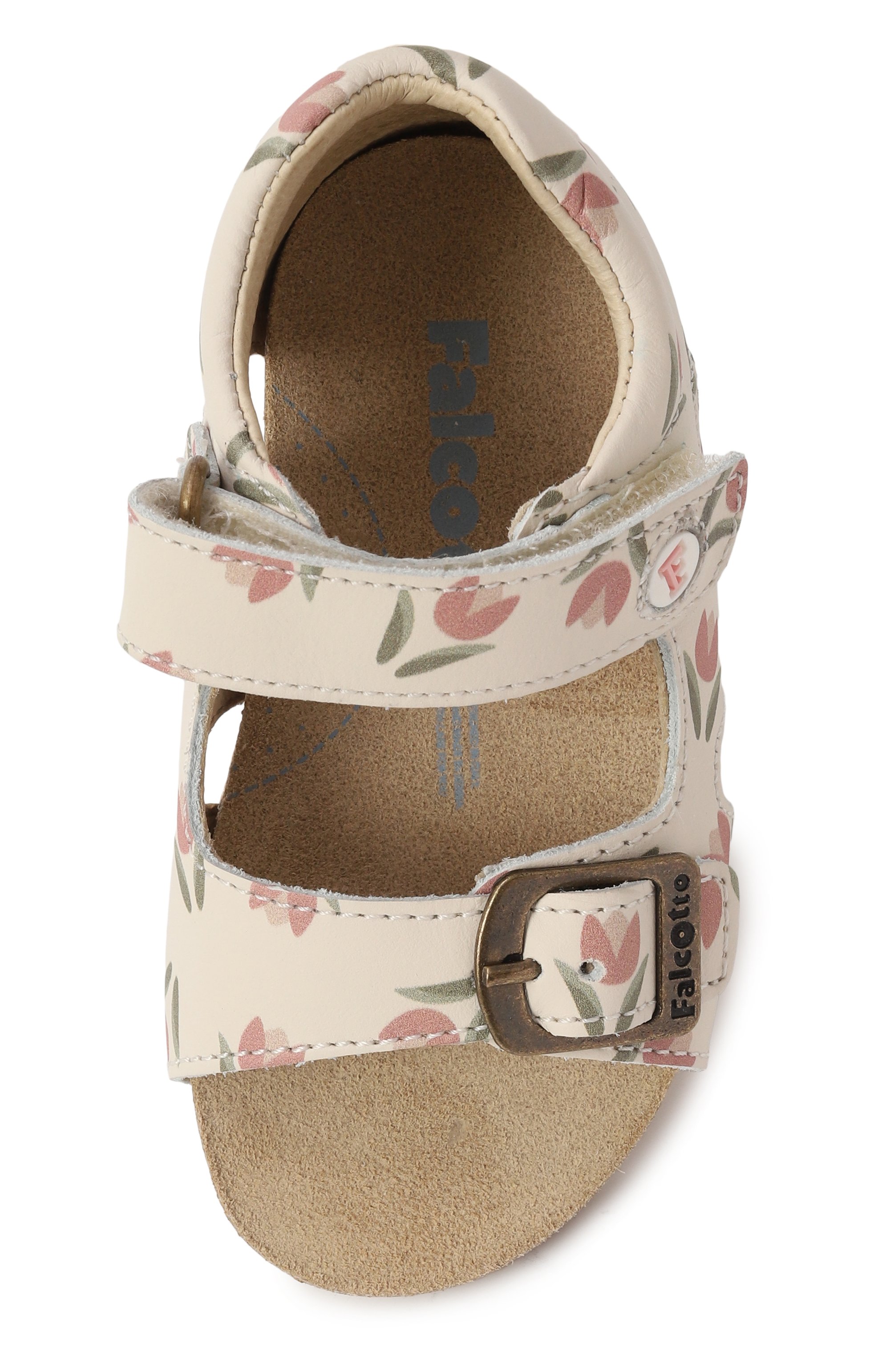 Кожаные сандалии FALCOTTO кремового цвета по цене 9415 руб., арт. 1500737/E9/18-26, фото 4 Кожаные сандалии FALCOTTO, арт. 1500737/E9/18-26, фото 4