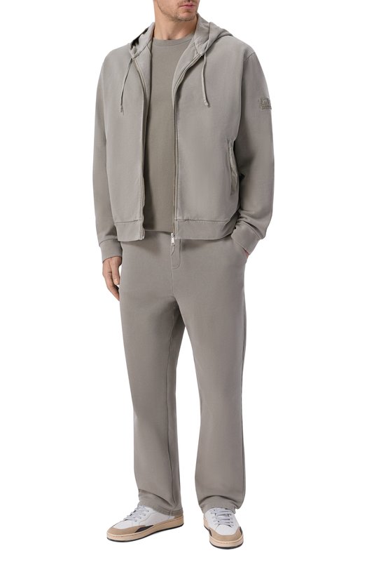 Хлопковая футболка Premiata PA1050MD Хаки  PA1050MD Фото 2