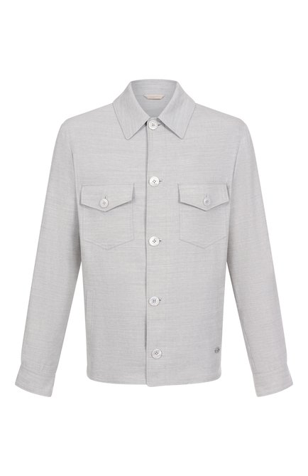 Мужская куртка-рубашка изо льна и шерсти STEFANO RICCI, арт. M7J5100380/WL003L