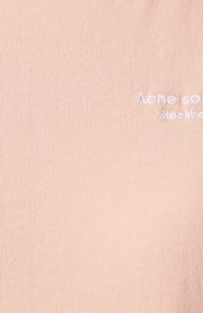 Хлопковая футболка ACNE STUDIOS, арт. AL0015, фото 5