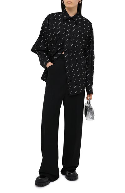 Хлопковая рубашка BALENCIAGA, арт. 583895/TBL96, фото 2