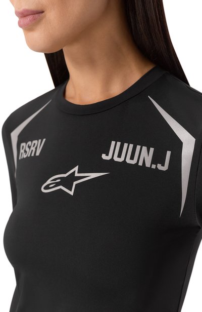 Лонгслив juun.j x alpinestars rsrv JUUN.J черного цвета по цене 33650 руб., арт. JW6941WN0, фото 5 Лонгслив juun.j x alpinestars rsrv JUUN.J, арт. JW6941WN0, фото 5